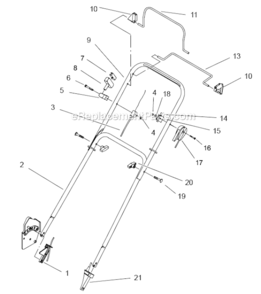 Part Location Diagram of 3256-1 Toro Washer-flat